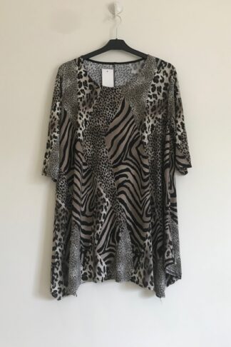 Vestido Vuelo Animal Print Tg