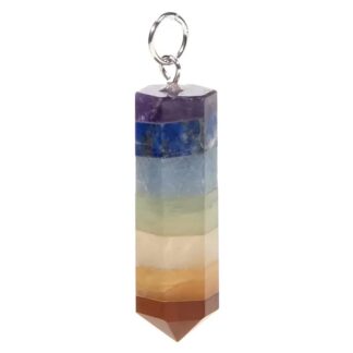 Colgante Cristales Naturales 7 chakras