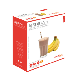 BEBIDA DE CEREALES DE CHOCOLATE  Y PLATANO