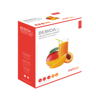 BEBIDA DE MELOCOTON Y MANGO