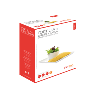 TORTILLA DE QUESO Y BACON